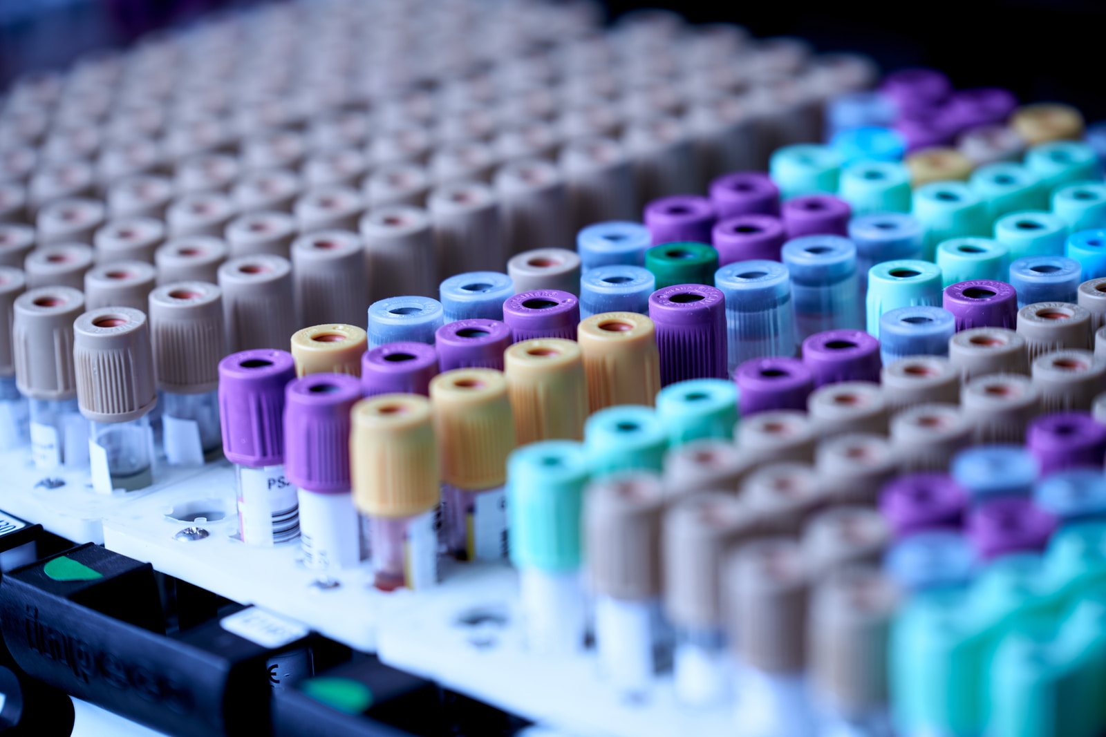 Blood test tubes